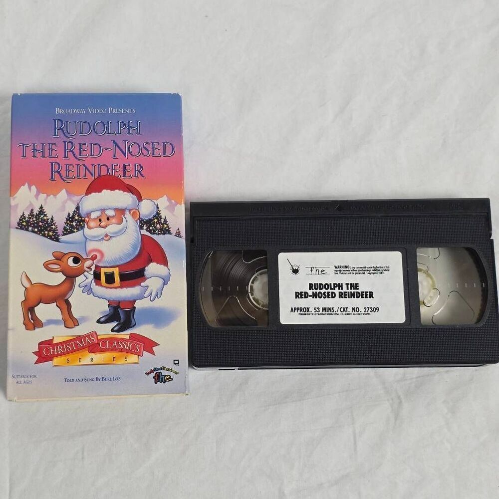 Rudolph the Red-Nosed Reindeer VHS Christmas Classics FHE